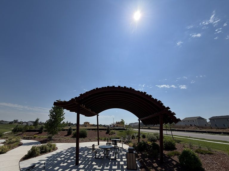 Birdsong Park Windsor, Colorado Prairie Song Residential Community panoramic view